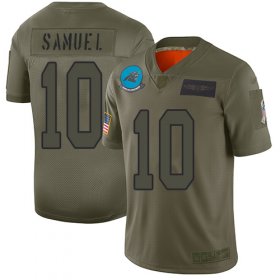 Wholesale Cheap Nike Panthers #10 Curtis Samuel Camo Men\'s Stitched NFL Limited 2019 Salute To Service Jersey