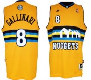 Wholesale Cheap Denver Nuggets #8 Danilo Gallinari Revolution 30 Swingman Yellow Jersey