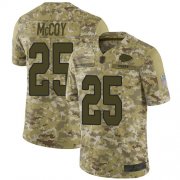Wholesale Cheap Nike Chiefs #25 LeSean McCoy Camo Men's Stitched NFL Limited 2018 Salute To Service Jersey