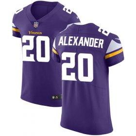 Wholesale Cheap Nike Vikings #20 Mackensie Alexander Purple Team Color Men\'s Stitched NFL Vapor Untouchable Elite Jersey
