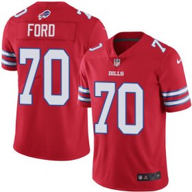 Wholesale Cheap Nike Bills #70 Cody Ford Red Men\'s Stitched NFL Elite Rush Jersey