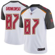 Wholesale Cheap Nike Buccaneers #87 Rob Gronkowski White Men's Stitched NFL Vapor Untouchable Limited Jersey