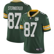 Wholesale Cheap Nike Packers #87 Jace Sternberger Green Team Color Men's 100th Season Stitched NFL Vapor Untouchable Limited Jersey