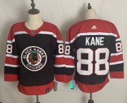 Wholesale Cheap Men's Chicago Blackhawks #88 Patrick Kane Black 2021 Retro Stitched NHL Jersey