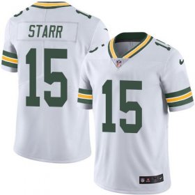 Wholesale Cheap Nike Packers #15 Bart Starr White Men\'s Stitched NFL Vapor Untouchable Limited Jersey