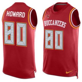 Wholesale Cheap Nike Buccaneers #80 O. J. Howard Red Team Color Men\'s Stitched NFL Limited Tank Top Jersey