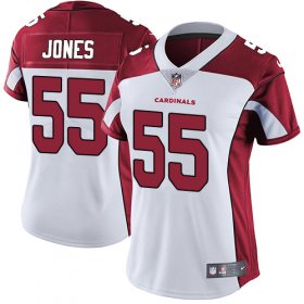 Wholesale Cheap Nike Cardinals #55 Chandler Jones White Women\'s Stitched NFL Vapor Untouchable Limited Jersey