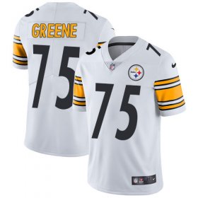 Wholesale Cheap Nike Steelers #75 Joe Greene White Men\'s Stitched NFL Vapor Untouchable Limited Jersey