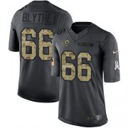 Wholesale Cheap Nike Rams #66 Austin Blythe Black Men's Stitched NFL Limited 2016 Salute to Service Jersey