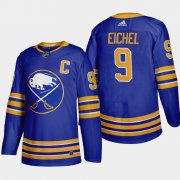 Cheap Buffalo Sabres #9 Jack Eichel Men's Adidas 2020-21 Home Authentic Player Stitched NHL Jersey Royal Blue