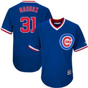 Wholesale Cheap Cubs #31 Greg Maddux Blue Flexbase Authentic Collection Cooperstown Stitched MLB Jersey