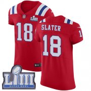 Wholesale Cheap Nike Patriots #18 Matt Slater Red Alternate Super Bowl LIII Bound Men's Stitched NFL Vapor Untouchable Elite Jersey