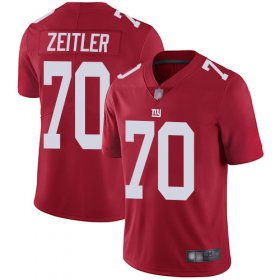 Wholesale Cheap Nike Giants #70 Kevin Zeitler Red Alternate Men\'s Stitched NFL Vapor Untouchable Limited Jersey