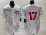 Wholesale Cheap Men's Cincinnati Reds #17 Stuart Fairchild White Field of Dreams Stitched Baseball Jersey