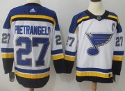 Wholesale Cheap Adidas Blues #27 Alex Pietrangelo White Road Authentic Stitched NHL Jersey