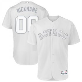 Wholesale Cheap Houston Astros Majestic 2019 Players\' Weekend Flex Base Authentic Roster Custom Jersey White