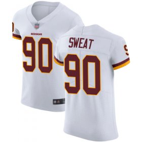 Wholesale Cheap Nike Redskins #90 Montez Sweat White Men\'s Stitched NFL Vapor Untouchable Elite Jersey