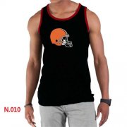 Wholesale Cheap Men's Nike NFL Cleveland Browns Sideline Legend Authentic Logo Tank Top Black