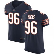 Wholesale Cheap Nike Bears #96 Akiem Hicks Navy Blue Team Color Men's Stitched NFL Vapor Untouchable Elite Jersey