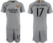 Wholesale Cheap Roma #17 Cengiz Under Away Soccer Club Jersey