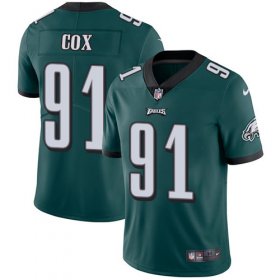 Wholesale Cheap Nike Eagles #91 Fletcher Cox Midnight Green Team Color Youth Stitched NFL Vapor Untouchable Limited Jersey