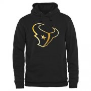 Wholesale Cheap Men's Houston Texans Pro Line Black Gold Collection Pullover Hoodie