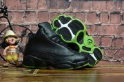 Wholesale Cheap Kids' Air Jordan 13 Altitude Shoes Black/Green