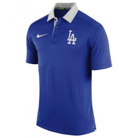 Wholesale Cheap Men\'s Los Angeles Dodgers Nike Royal Authentic Collection Dri-FIT Elite Polo