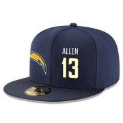Wholesale Cheap San Diego Chargers #13 Keenan Allen Snapback Cap NFL Player Navy Blue with White Number Stitched Hat