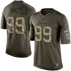 Wholesale Cheap Nike Texans #99 J.J. Watt Green Men\'s Stitched NFL Limited 2015 Salute to Service Jersey