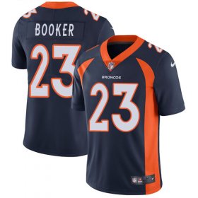 Wholesale Cheap Nike Broncos #23 Devontae Booker Navy Blue Alternate Men\'s Stitched NFL Vapor Untouchable Limited Jersey
