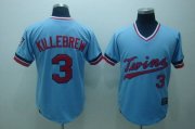 Wholesale Cheap Mitchelland Ness Twins #3 Harmon Killebrew Stitched Light Blue Throwback MLB Jersey