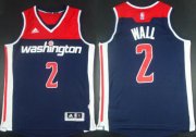Wholesale Cheap Washington Wizards #2 John Wall Revolution 30 Swingman 2014 New Navy Blue Jersey