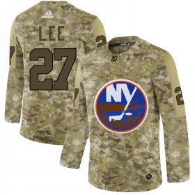 Wholesale Cheap Adidas Islanders #27 Anders Lee Camo Authentic Stitched NHL Jersey