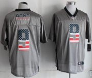 Wholesale Cheap Nike Cowboys #9 Tony Romo Grey Men's Stitched NFL Elite USA Flag Fashion Jersey