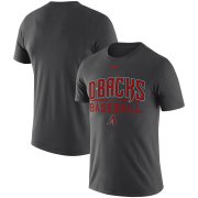 Wholesale Cheap Arizona Diamondbacks Nike Practice Performance T-Shirt Anthracite