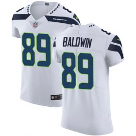 Wholesale Cheap Nike Seahawks #89 Doug Baldwin White Men\'s Stitched NFL Vapor Untouchable Elite Jersey