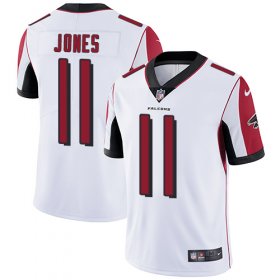 Wholesale Cheap Nike Falcons #11 Julio Jones White Men\'s Stitched NFL Vapor Untouchable Limited Jersey