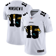 Wholesale Cheap Jacksonville Jaguars #15 Gardner Minshew II White Men's Nike Team Logo Dual Overlap Limited NFL Jersey