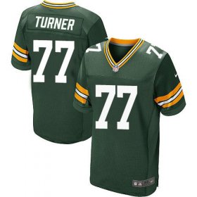 Wholesale Cheap Nike Packers #77 Billy Turner Green Team Color Men\'s Stitched NFL Elite Jersey