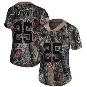 Wholesale Cheap Nike Lions #25 Will Harris Camo Women\'s Stitched NFL Limited Rush Realtree Jersey