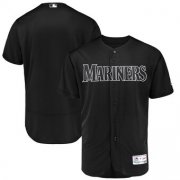 Wholesale Cheap Seattle Mariners Blank Majestic 2019 Players' Weekend Flex Base Authentic Team Jersey Black