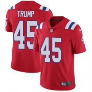 Wholesale Cheap Nike Patriots #45 Donald Trump Red Alternate Men's Stitched NFL Vapor Untouchable Limited Jersey