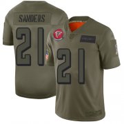 Wholesale Cheap Nike Falcons #21 Deion Sanders Camo Men's Stitched NFL Limited 2019 Salute To Service Jersey