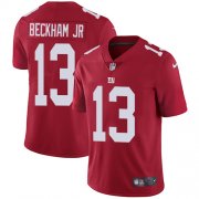 Wholesale Cheap Nike Giants #13 Odell Beckham Jr Red Alternate Men's Stitched NFL Vapor Untouchable Limited Jersey