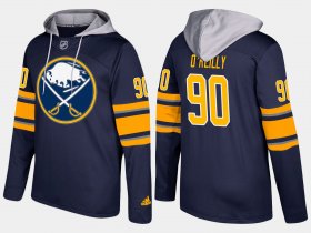 Wholesale Cheap Sabres #90 Ryan O\'Reilly Blue Name And Number Hoodie