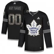 Wholesale Cheap Men's Adidas Maple Leafs Personalized Authentic Black Classic NHL Jersey