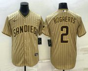 Cheap Men's San Diego Padres #2 Xander Bogaerts Grey With Patch Cool Base Stitched Baseball Jersey