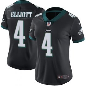 Wholesale Cheap Nike Eagles #4 Jake Elliott Black Alternate Women\'s Stitched NFL Vapor Untouchable Limited Jersey