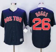 Wholesale Cheap Red Sox #26 Wade Boggs Navy Blue New Cool Base Stitched MLB Jersey